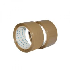 Lepicí páska, akrylová, hnědá, 48mm, 66m