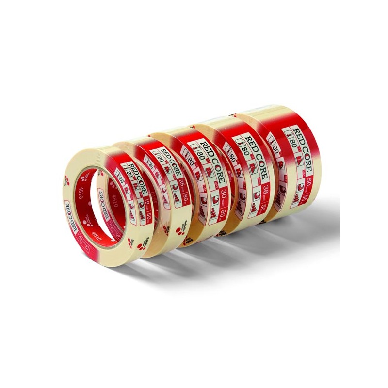 Lepící páska, RED CORE, maskovací, Schuller Eh,klar, žlutá, 30mm, 50m