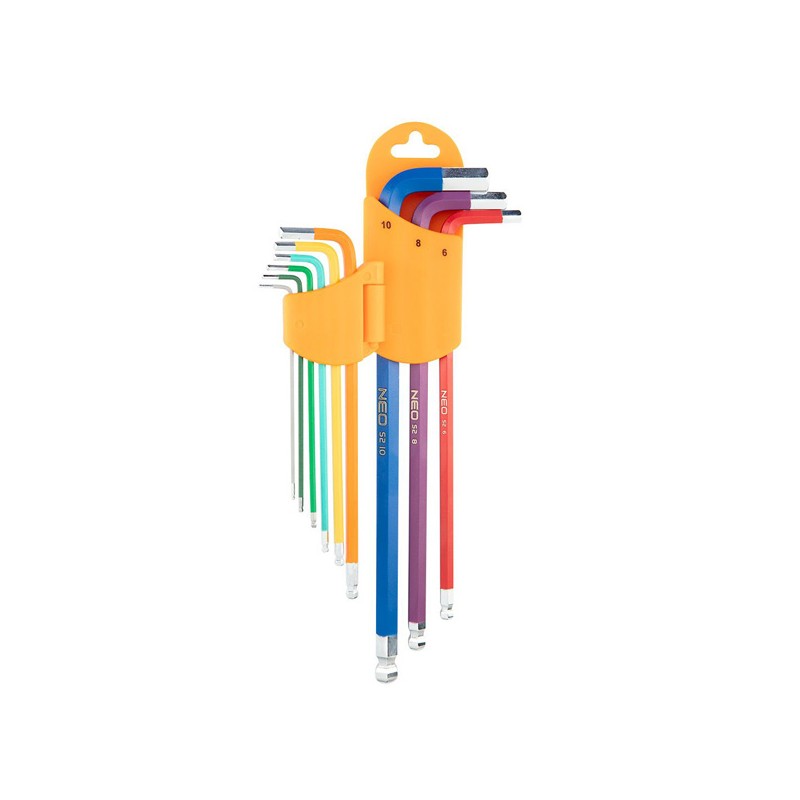 Dlouhé imbusové klíče 09-512, NEO TOOLS