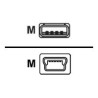 Console Cable 6 Feet with USB Type A and mini-B Connectors CABCONSOLEUSB