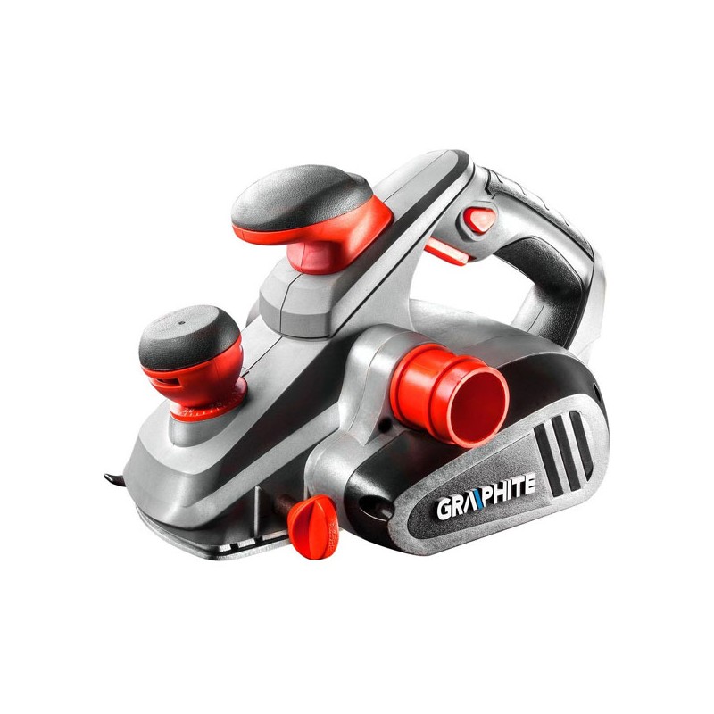 Hoblík Graphite 59G678, elektrika (kabel), 850W, 16500ot./min, 82mm, 3mm, 0-12mm, ergonomický tvar