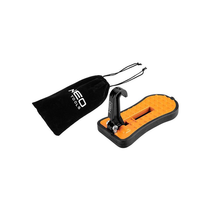 Auto schůdek 3v1 NEO TOOLS oranžová, nosnost až 230 kg, protiskluzová základna