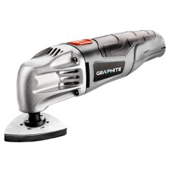 Víceúčelová bruska Graphite 59G023, elektrika (kabel), 230V, 250W, 21000osc./min, 2,8&deg , 2 vyměnitelné hlavice, kartonové