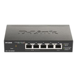 D-Link DGS-1100-05PDV2 5-Port Gigabit PoE Smart Managed Switch with 1 PD port