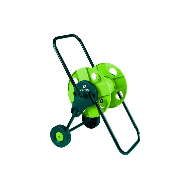 Verto vozík pro zahradní hadici až 45m 1/2" nebo 15m 3/4", 1/2" i 3/4", zelený, 15G791