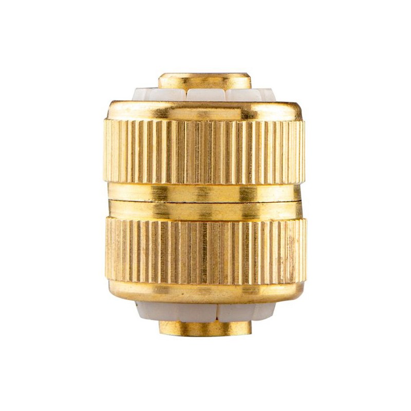 NEO TOOLS spojka pro pevné spojení hadic materiál mosaz, 1/2", zlatá, 15-736