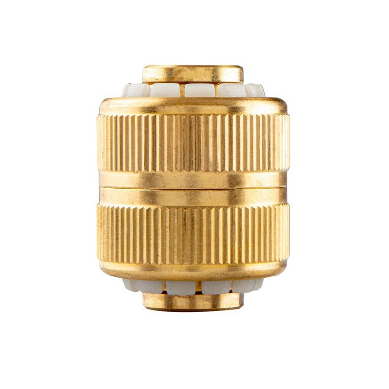 NEO TOOLS spojka pro pevné spojení hadic materiál mosaz, 3/4", zlatá, 15-737