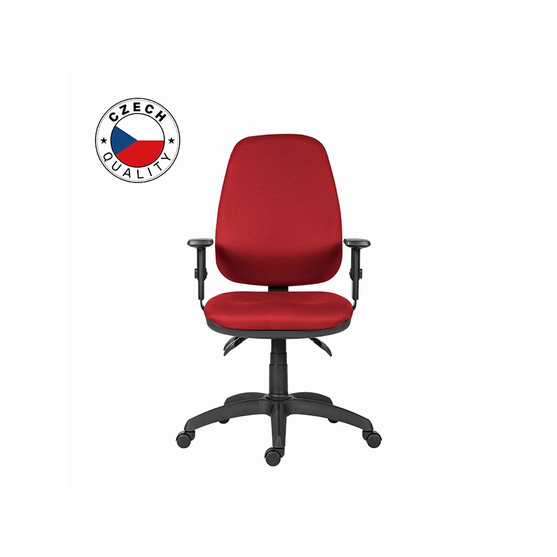 Powerton ERGO ANNA Kancelářské ergonomické křeslo, Červené