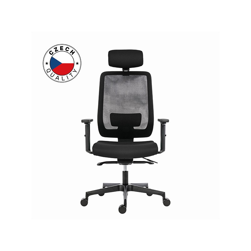 Powerton ERGO LUCIE Kancelářské ergonomické křeslo, Černé