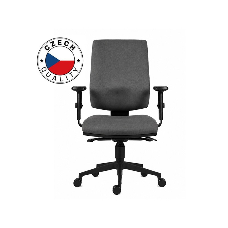 Powerton ERGO HANA Kancelářské ergonomické křeslo, Šedé