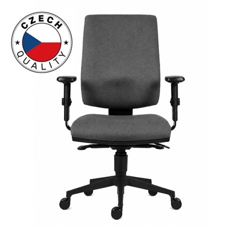 Powerton ERGO HANA Kancelářské ergonomické křeslo, Šedé