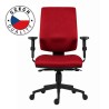Powerton ERGO HANA Kancelářské ergonomické křeslo, Červené