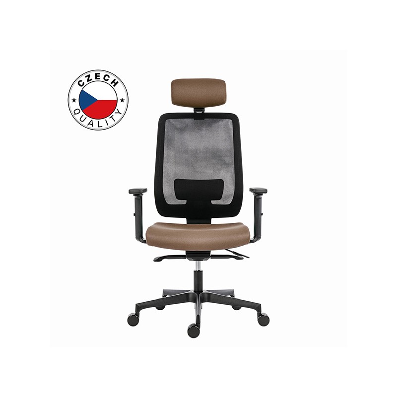 Powerton ERGO LUCIE Kancelářské ergonomické křeslo, Béžové