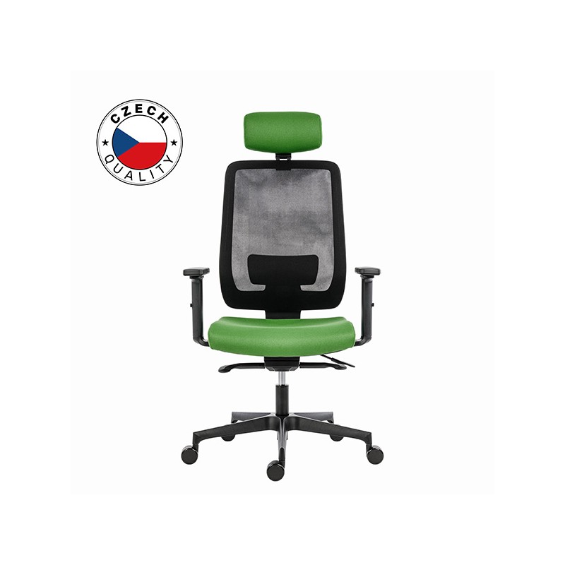 Powerton ERGO LUCIE Kancelářské ergonomické křeslo, Zelené
