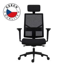 Powerton ERGO MARIE Kancelářské ergonomické křeslo, Černé