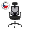 Powerton ERGO TINA Kancelářské ergonomické křeslo, Černé WPCHTINB