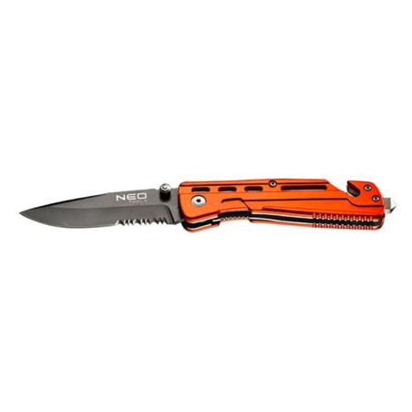 Neo Tools Zavírací nůž, nerezová ocel, 20mm, 9mm, 63-026, nylonové pouzdro