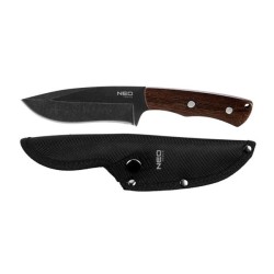 Neo Tools Full-tang nůž, nerezová ocel, 250mm, 145mm, nylonové pouzdro