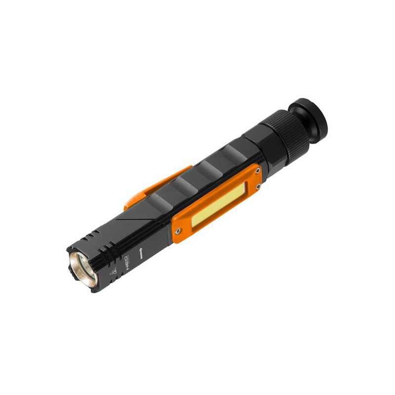 Dobíjecí svítilna, 1xLED, 1x2000 mAh, černá, IP20, 5 funkcí, výkon 3 W