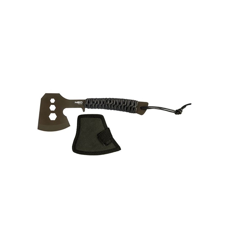 Neo Tools kempingová sekera 63-118, celková hmotnost 266g, délka sekery 26cm