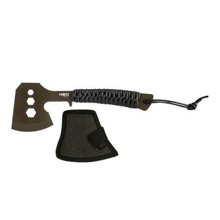 Neo Tools kempingová sekera 63-118, celková hmotnost 266g, délka sekery 26cm