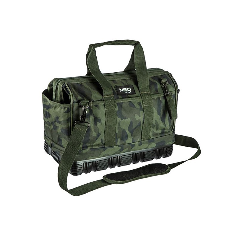 Outdoor taška, maskáčová z polyesteru, 84-322, voděodolné dno, nastavitelné popruhy, Neo Tools