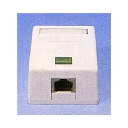 Zásuvka STP 1x RJ45 Cat5E, blok 110, na omítku
