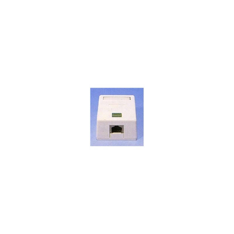 Zásuvka STP 1x RJ45 Cat5E, blok 110, na omítku