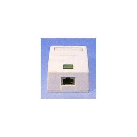 Zásuvka STP 1x RJ45 Cat5E, blok 110, na omítku