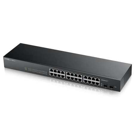 Zyxel GS1900-24 v2 26-port Gigabit Web Smart switch, 24x gigabit RJ45, 2x SFP, fanless
