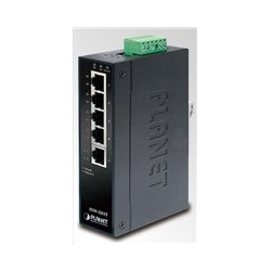 Planet ISW-501T, 5x 10/100, DIN,IP30, rozšířený teplotní rozsah -40~75 st.C