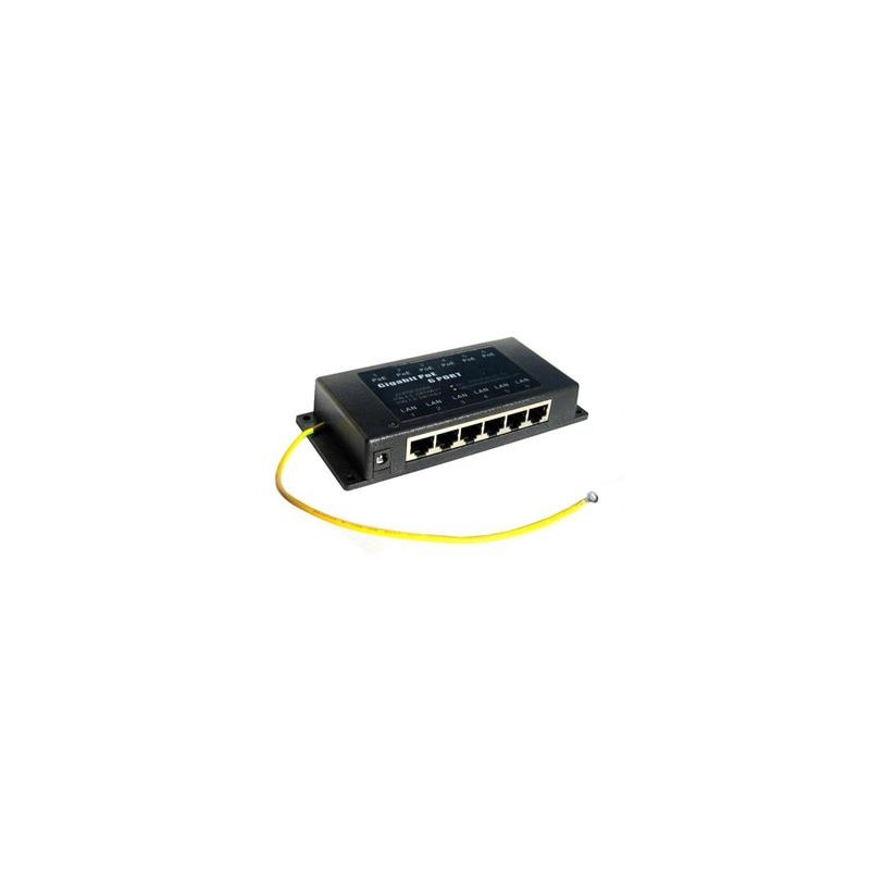 OPTIX Gigabitový stíněný 6-portový pasivní POE panel