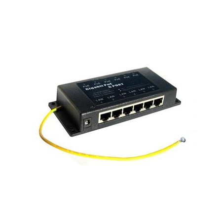 OPTIX Gigabitový stíněný 6-portový pasivní POE panel