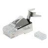 Solarix - konektor RJ45 CAT6A STP 8p8c stíněný, drát