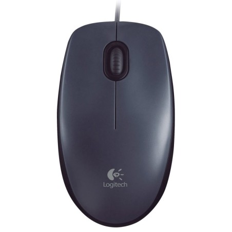 Logitech myš M100, optická, USB, 2 tlačítka, černá, 1000dpi