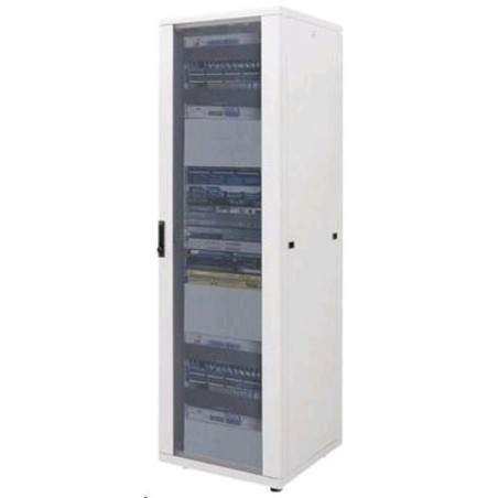 Intellinet 19" rozvaděč 42U/600mm, šedý, rozložený flatpack