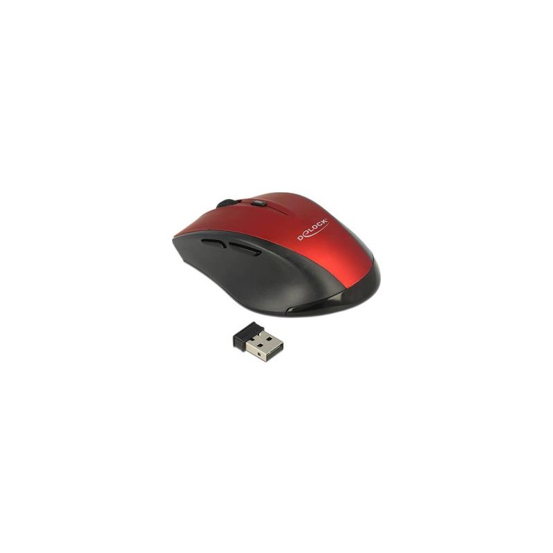 Delock Ergonomic optical 5-button mouse 2.4 GHz wireless