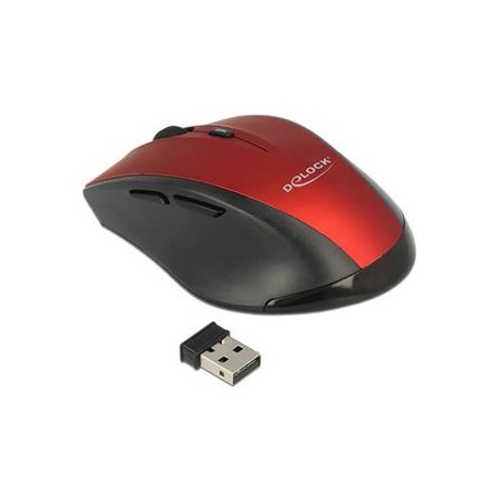 Delock Ergonomic optical 5-button mouse 2.4 GHz wireless