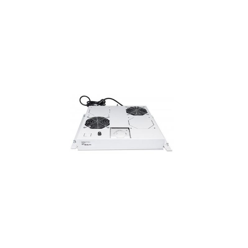 Intellinet ventilační jednotka pro 19" racky, 2 větráky, šedá