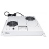 Intellinet ventilační jednotka pro 19" racky, 2 větráky, šedá