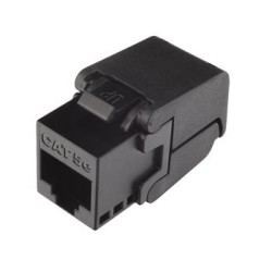 Solarix - MULTIPACK 24 ks,keystone CAT5E UTP RJ45 černý samořezný