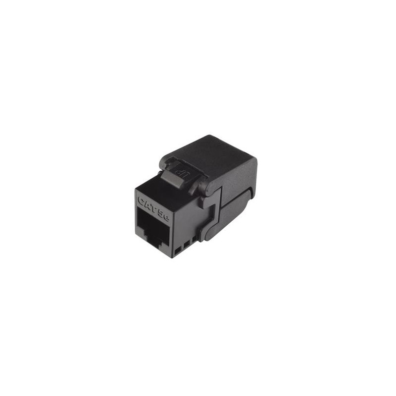 Solarix - MULTIPACK 24 ks,keystone CAT5E UTP RJ45 černý samořezný