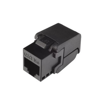 Solarix - MULTIPACK 24 ks,keystone CAT5E UTP RJ45 černý samořezný