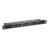 Solarix - 19" ISDN panel Solarix 50 x RJ45 černý 1U