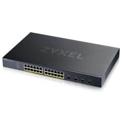 Zyxel XGS1935-28HP, 28 Port Lite-L3 Smart Managed PoE Switch, 24x Gigabit PoE and 4x 10G SFP+, hybrid mode