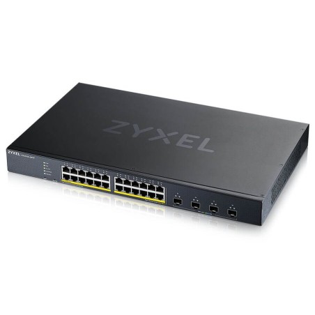 Zyxel XGS1935-28HP, 28 Port Lite-L3 Smart Managed PoE Switch, 24x Gigabit PoE and 4x 10G SFP+, hybrid mode