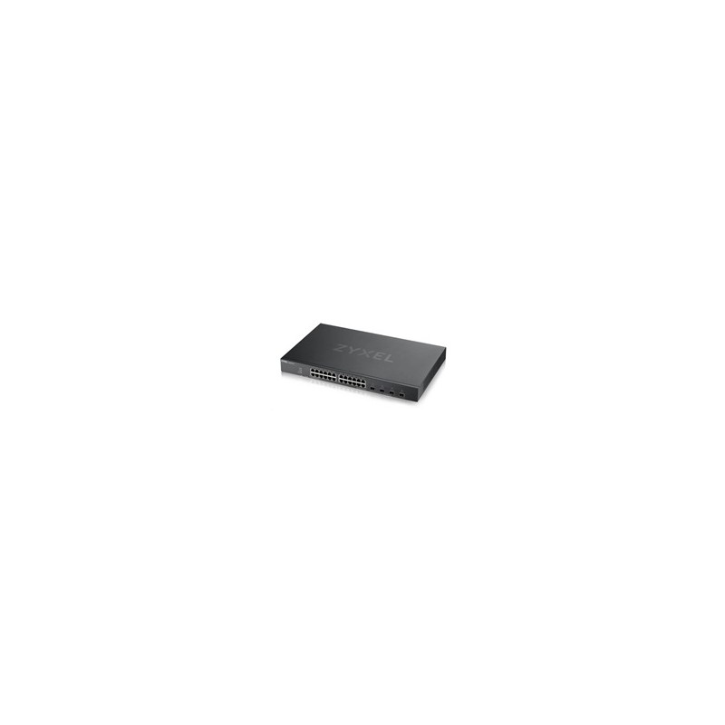 Zyxel XGS1935-28, 28 Port Lite-L3 Smart Managed Switch, 24x Gigabit Copper and 4x 10G SFP+, hybrid mode,