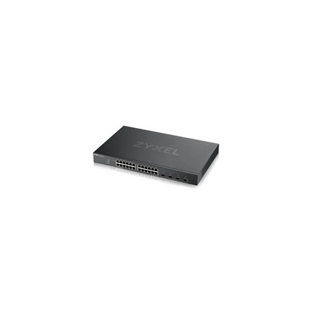 Zyxel XGS1935-28, 28 Port Lite-L3 Smart Managed Switch, 24x Gigabit Copper and 4x 10G SFP+, hybrid mode,