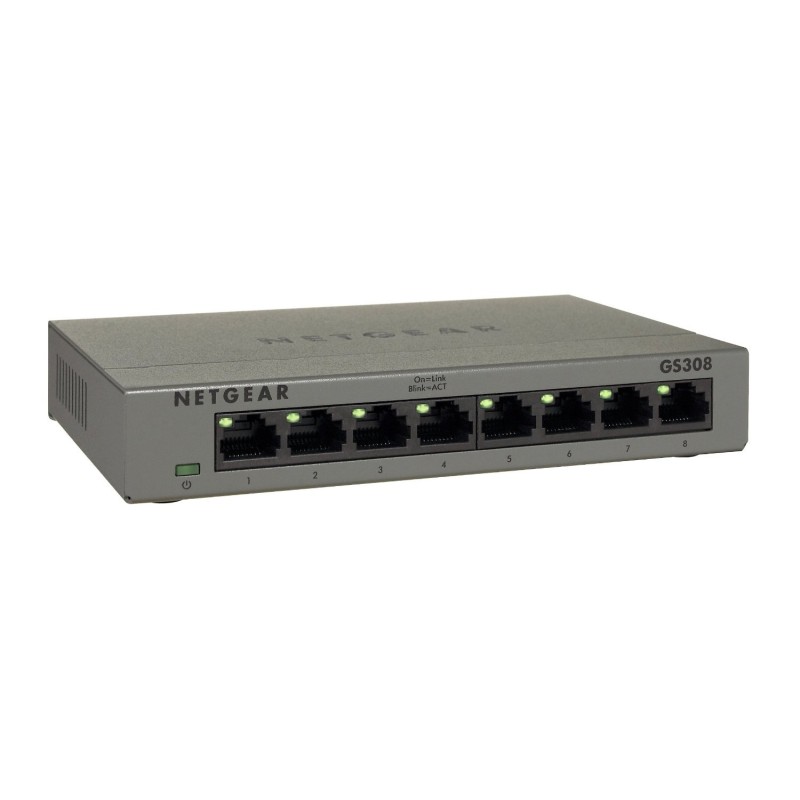 NETGEAR 8PT GE Unmanaged SW Metal LP, GS308