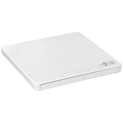 HITACHI LG - externí mechanika DVD-W/CD-RW/DVD±R/±RW/RAM GP60NW60, Slim, White, box+SW